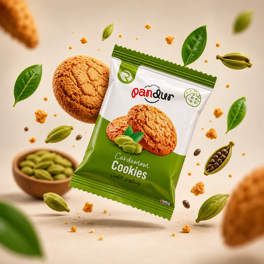 Pandur Cardamom Cookies — Green cardamom. Built for the tea tray.